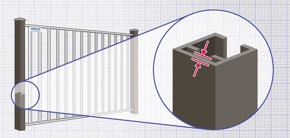 Ohio and Western Pennsylvania Aluminum fence Posts installation company