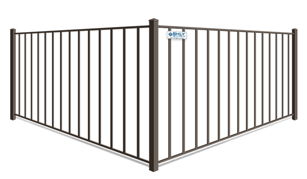 Safety 2 rail aluminum pool fence contractor in Ohio and Western Pennsylvania