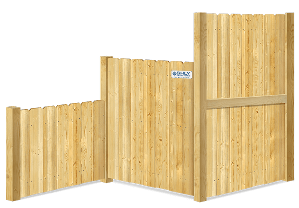 Wood fence height options Ohio and Western Pennsylvania