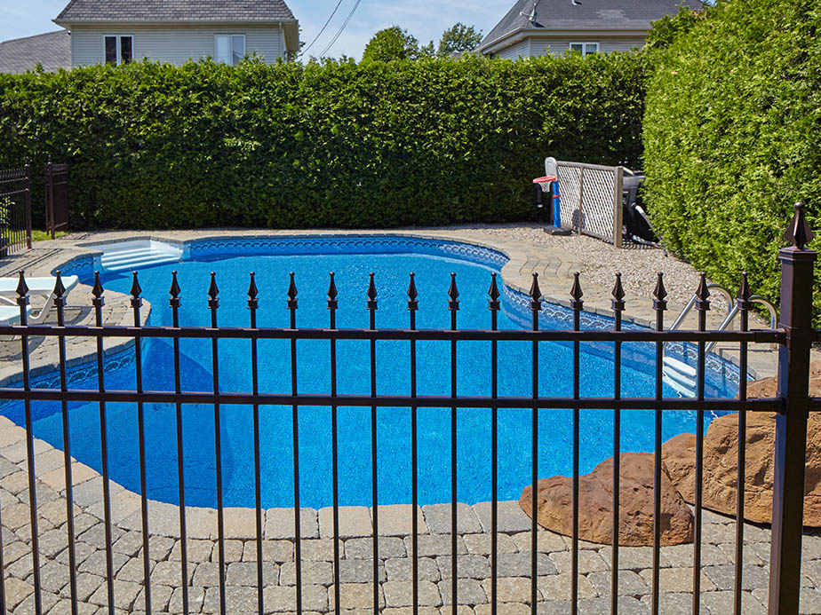 Pool Fence Example in Columbus