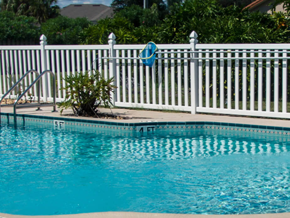 Pool Fence Example in Tallmadge Ohio