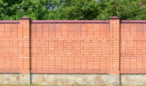 Brick Fence Installation